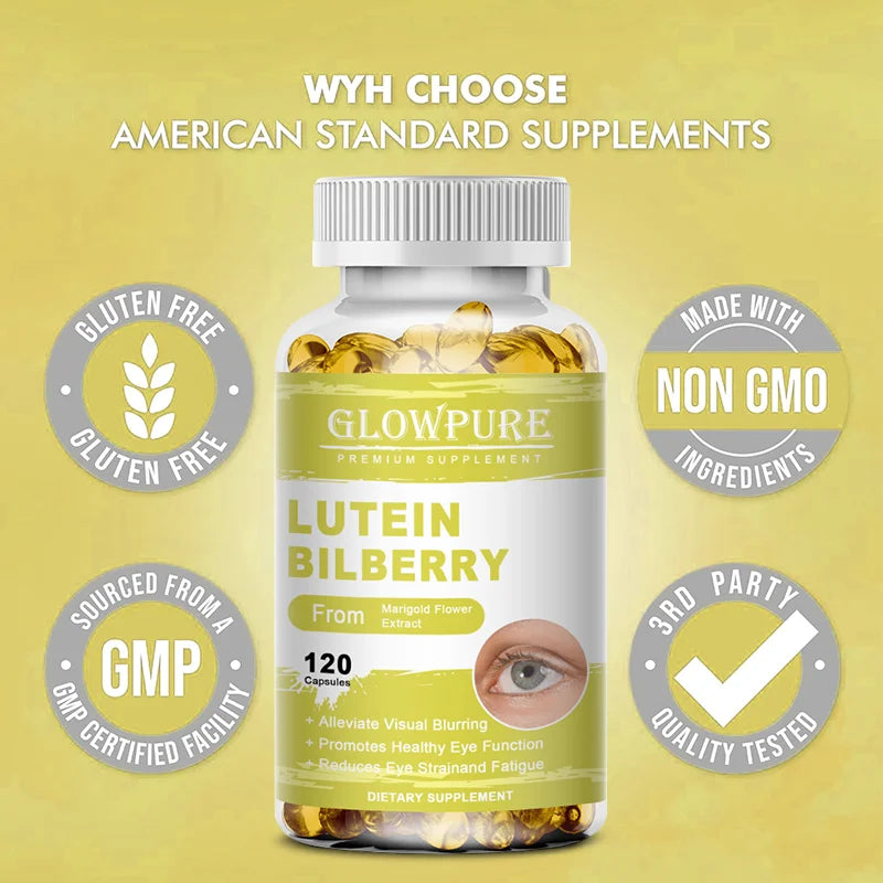 Vision Eye Health Supplement – Lutein, Zeaxanthin & Bilberry Eye Health Supplement Qst