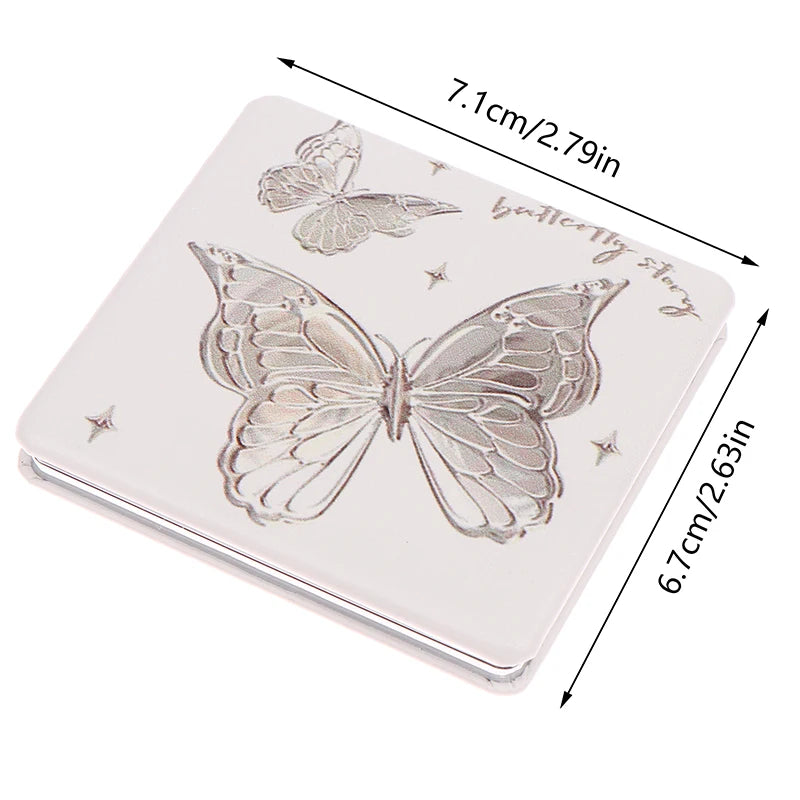 Double-Sided Folding Pocket Makeup Mirror – HD & Magnified Pocket Makeup Mirror Qst