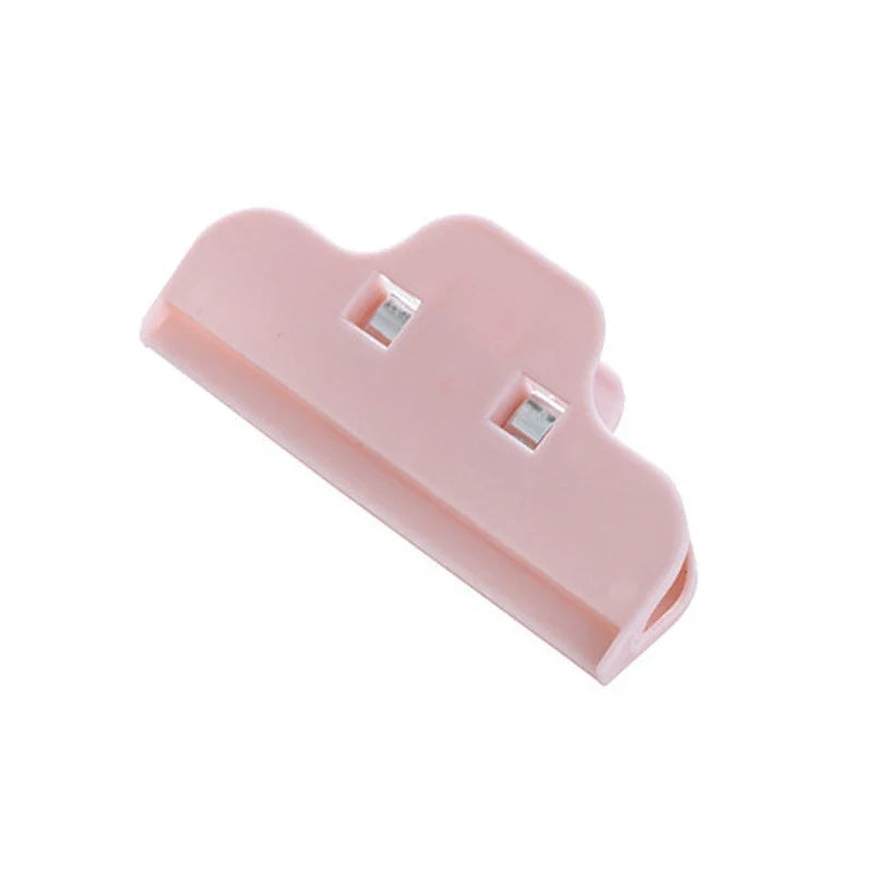 Large Plastic Bag Sealer Clips for Snacks & Dried Food Bag Sealer Clip Qme Pink