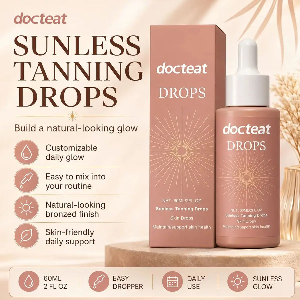 Sunless Tanning Drops – Herbal Skin Support Supplement 60ml Skin Supplement Drops Qst