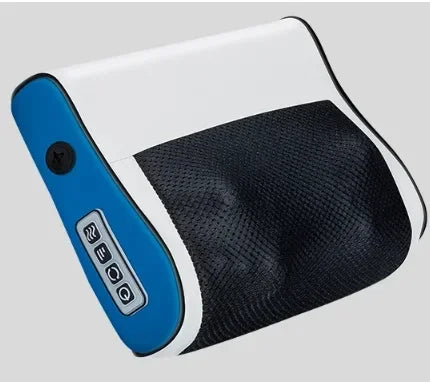 Neck & Shoulder Kneading Massager with Adjustable Hot Compress Neck Shoulder Massager Qst Blue US Plug
