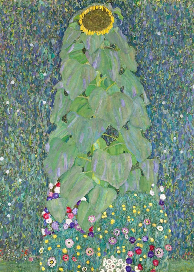 Gustav Klimt Flower Garden Canvas Print – Nordic Wall Art Canvas Wall Art Qst B 20x30cm Unframed
