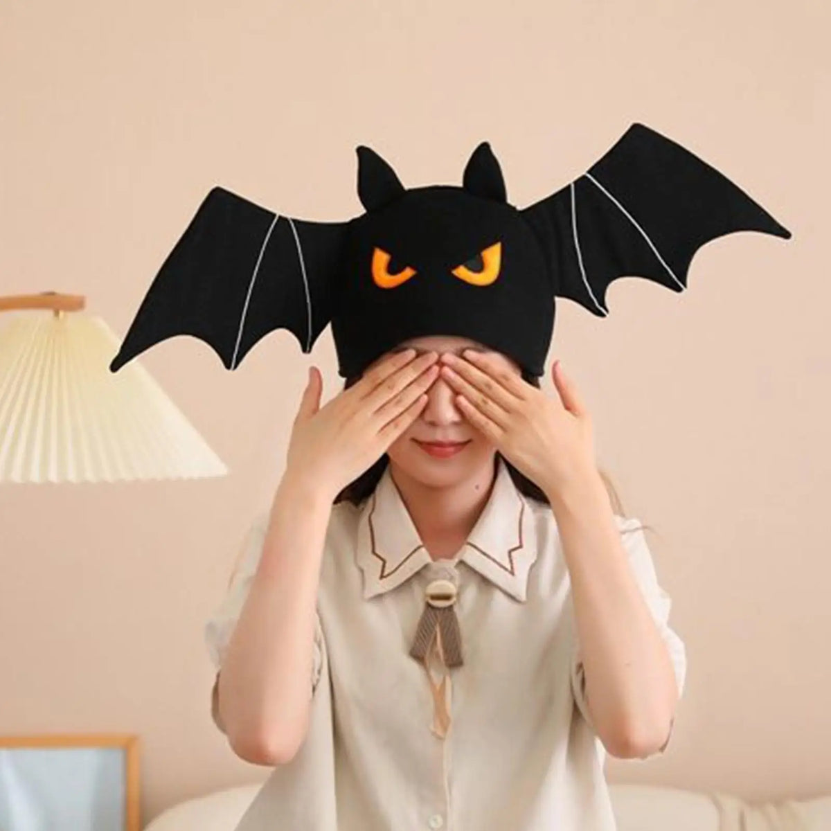 Halloween Bat Wings Hat Cosplay Headpiece Costume Accessory Costume Headpiece Qme