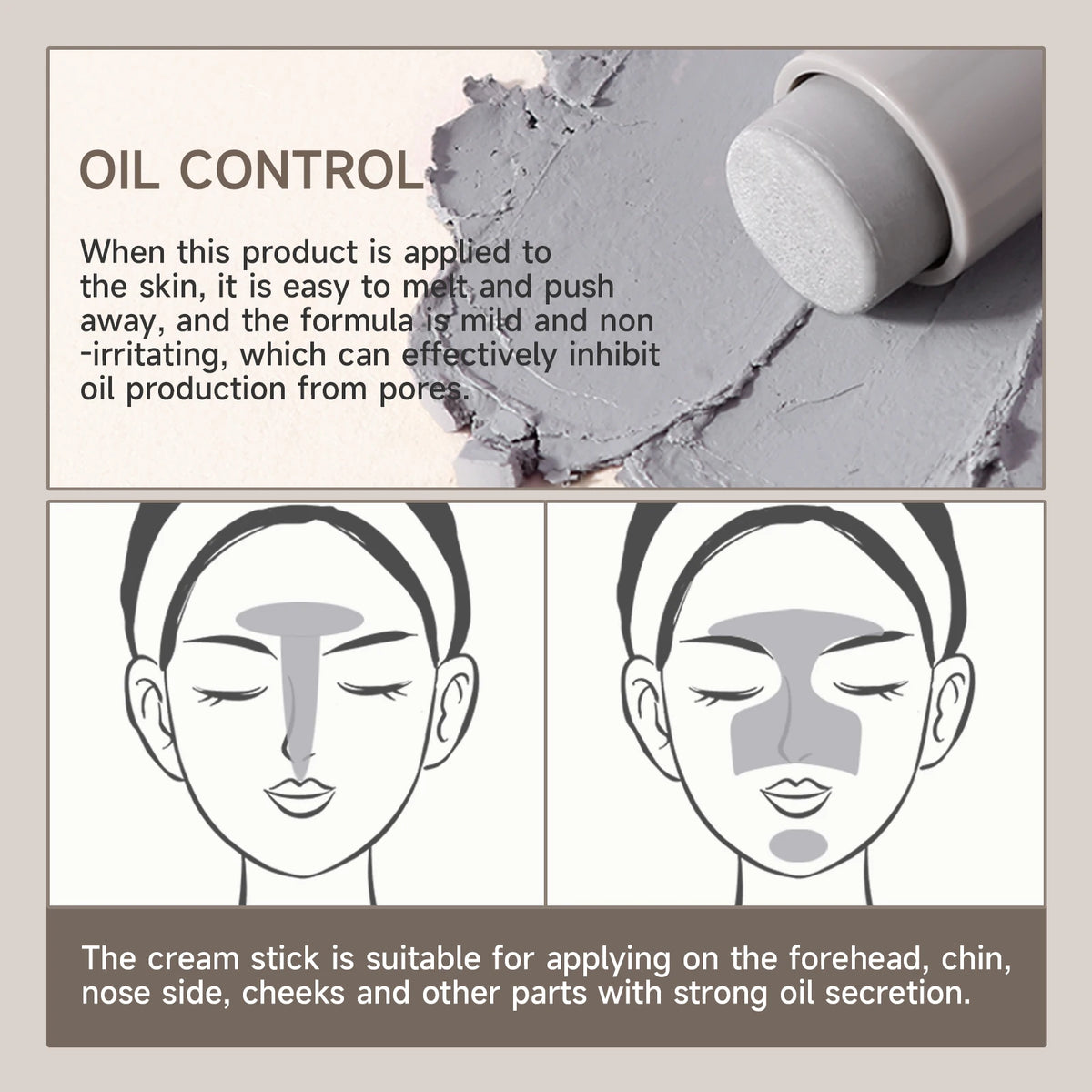 PWYUMAN Pore Primer Stick – Oil Control & Smooth Skin | 7g Face Primer Stick Qst