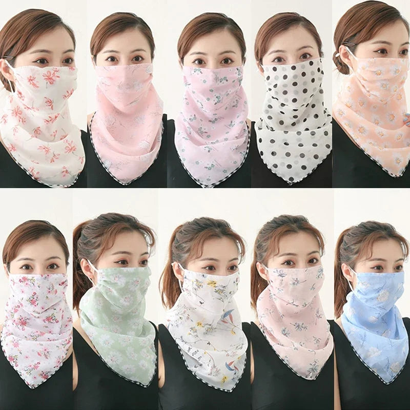 Women's Cycling Mask Scarf – UV & Dustproof Outdoor Cover Cycling Mask Scarf Qme