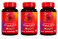 Omega-3 Krill Oil 350mg 130 Softgels – EPA DHA Astaxanthin Omega-3 Supplement Qst 3bottles 390capsules