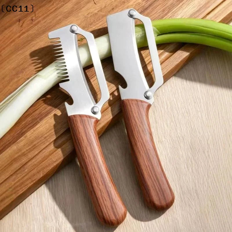 Multifunctional Vegetable Peeler & Bottle Opener | Stainless Steel Vegetable Peeler Qme