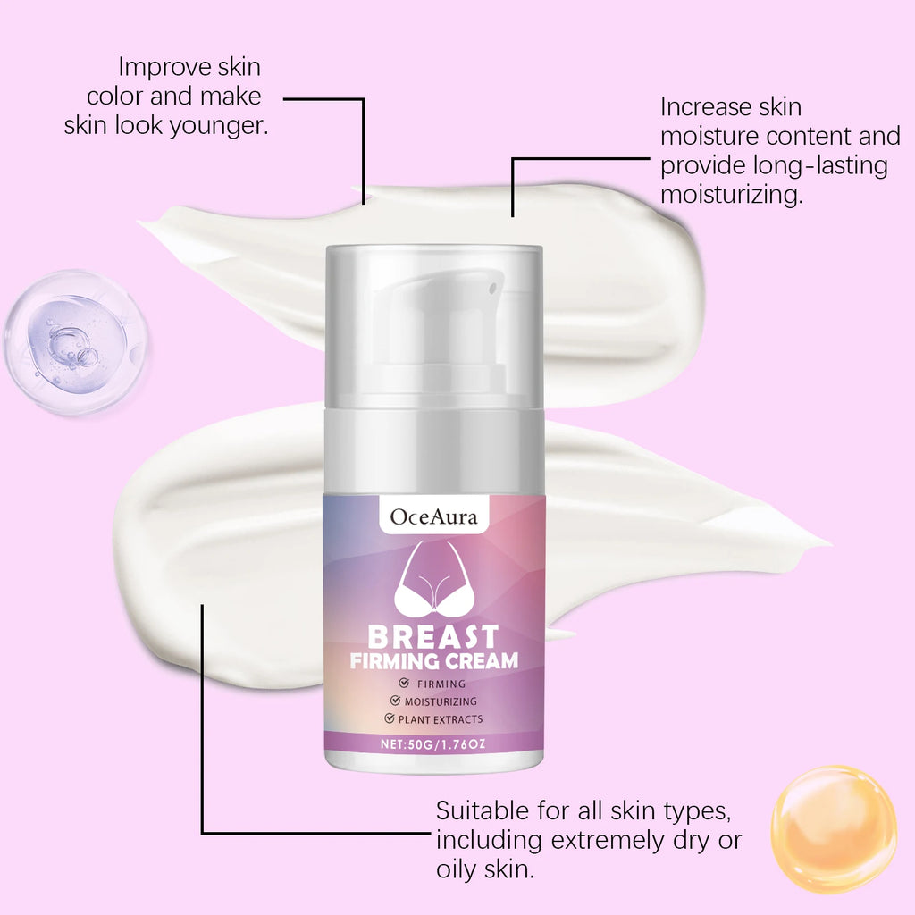 OceAura Breast Firming & Lifting Cream 50g | Bust Care Body Firming Cream Qst
