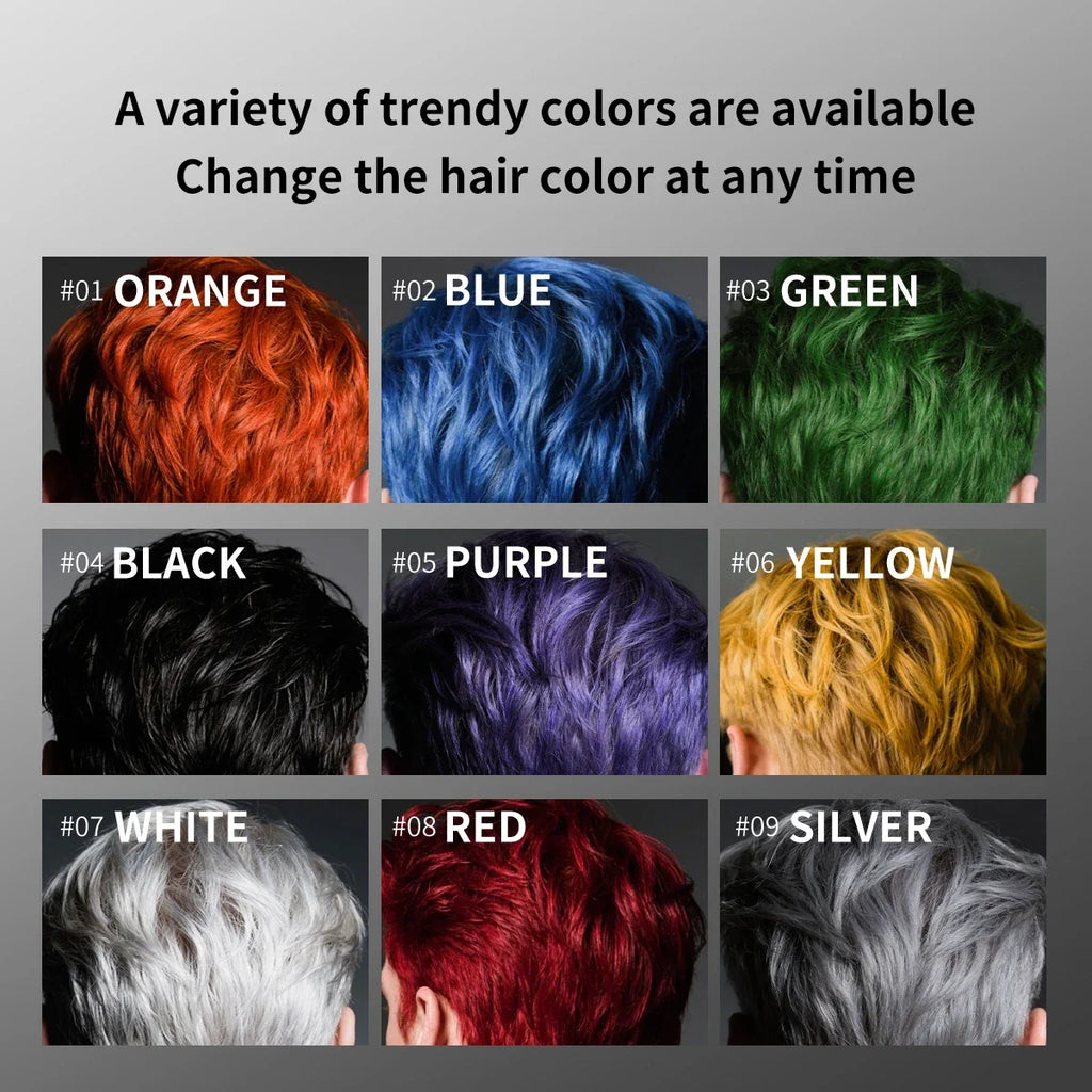 Hair Dye Styling Wax – Long-Lasting, 9 Color Options Hair Dye Wax Qme