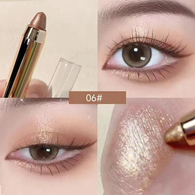 Shimmer Eyeshadow Stick Glitter Highlighter Pencil – 9 Colors Eyeshadow Stick Qme 06