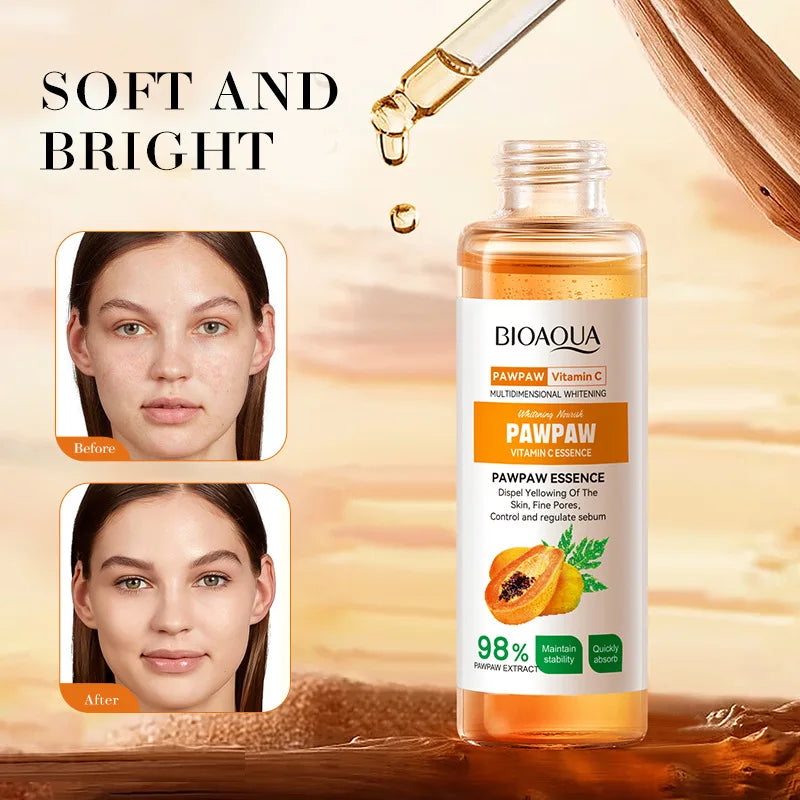 Papaya Vitamin C Brightening Face Serum – Fade Dark Spots Brightening Face Serum Qme