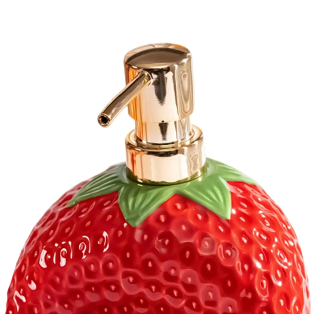 Strawberry Soap Dispenser 20 oz Liquid Lotion Pump Container Soap Dispenser Qme