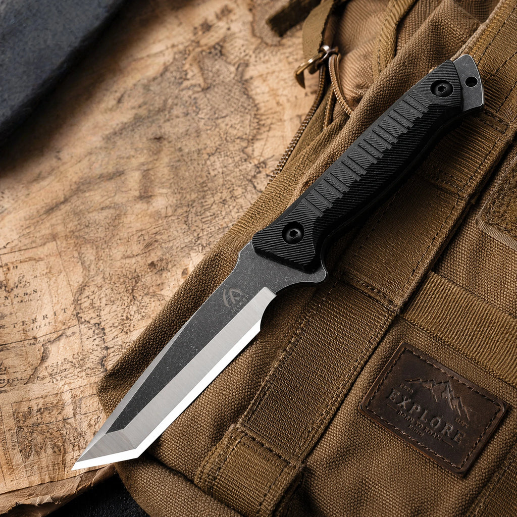 HUANGFU Outdoor Multi Knife – Camping Hiking Portable Blade Outdoor Camping Knife Qst ab