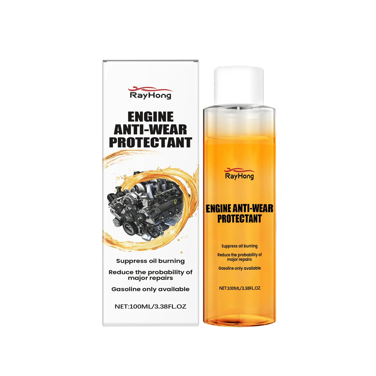 Rayhong Engine Anti-Wear Protectant 100ml – Rust Prevention Engine Oil Additive Qst 100ml