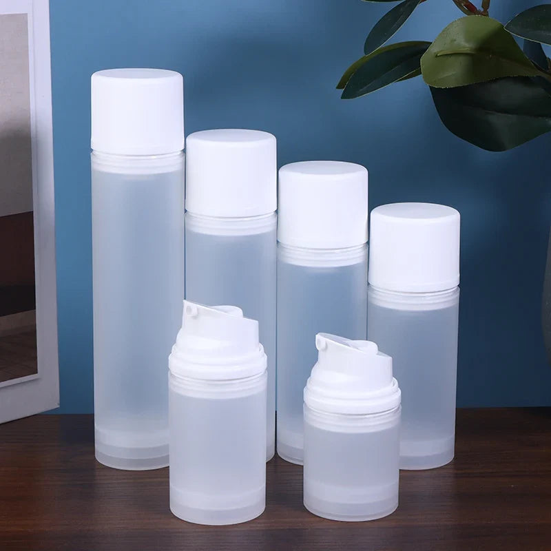 30ml Frosted Travel Pump Bottles | Refillable Lotion Dispensers Travel Pump Bottle Qme