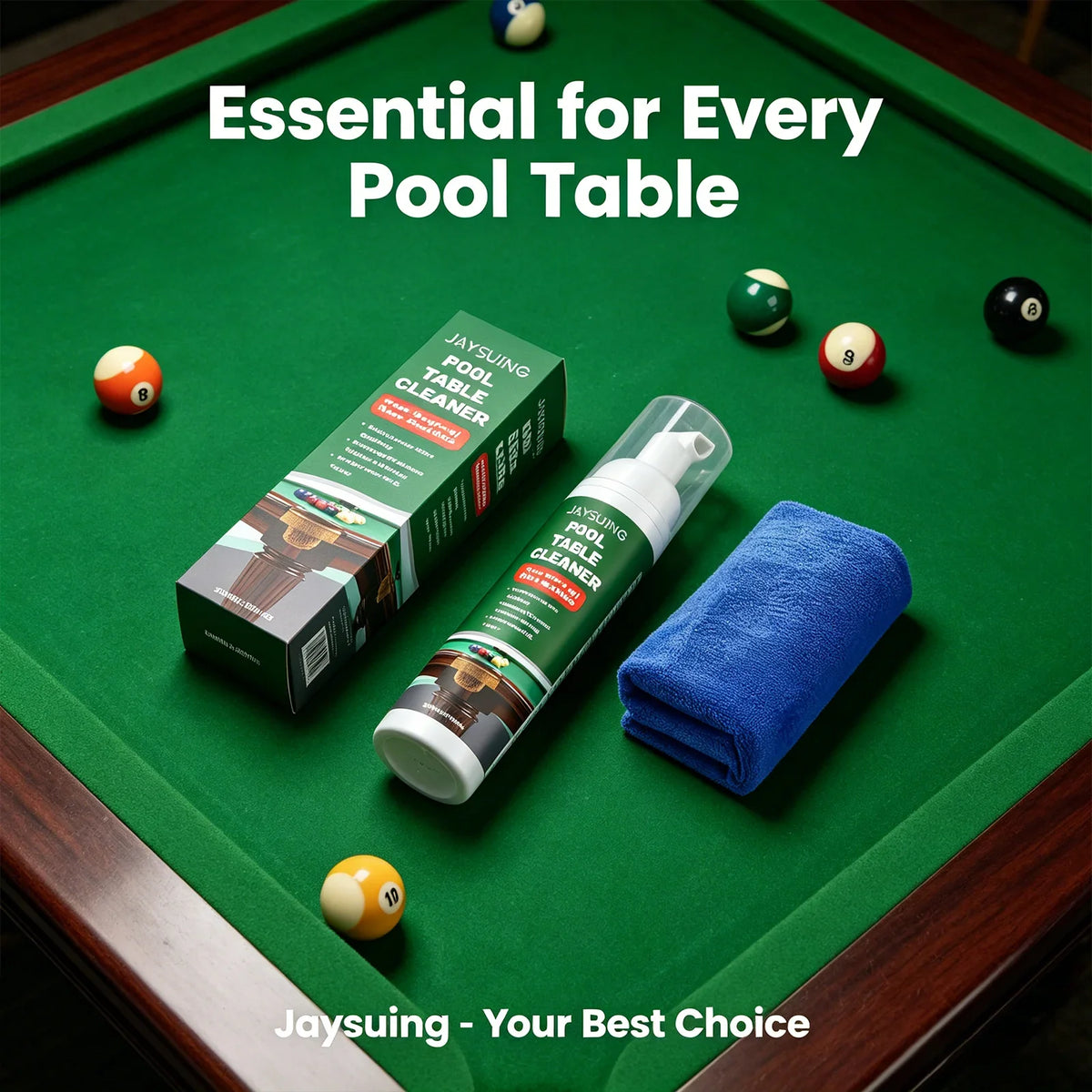 Pool Table Cleaner Spray | Felt Care & Ball Polish – Qme Pool Table Cleaner Qme