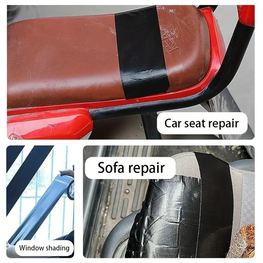 Black Cloth-Based Leather Repair Tape – Wear-Resistant Leather Repair Tape Qme