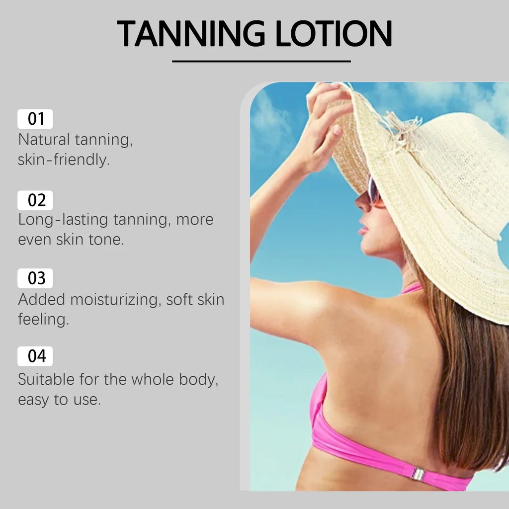 Coconut Tanning Lotion – Natural Bronzed Glow, Lightweight Tanning Lotion Qme