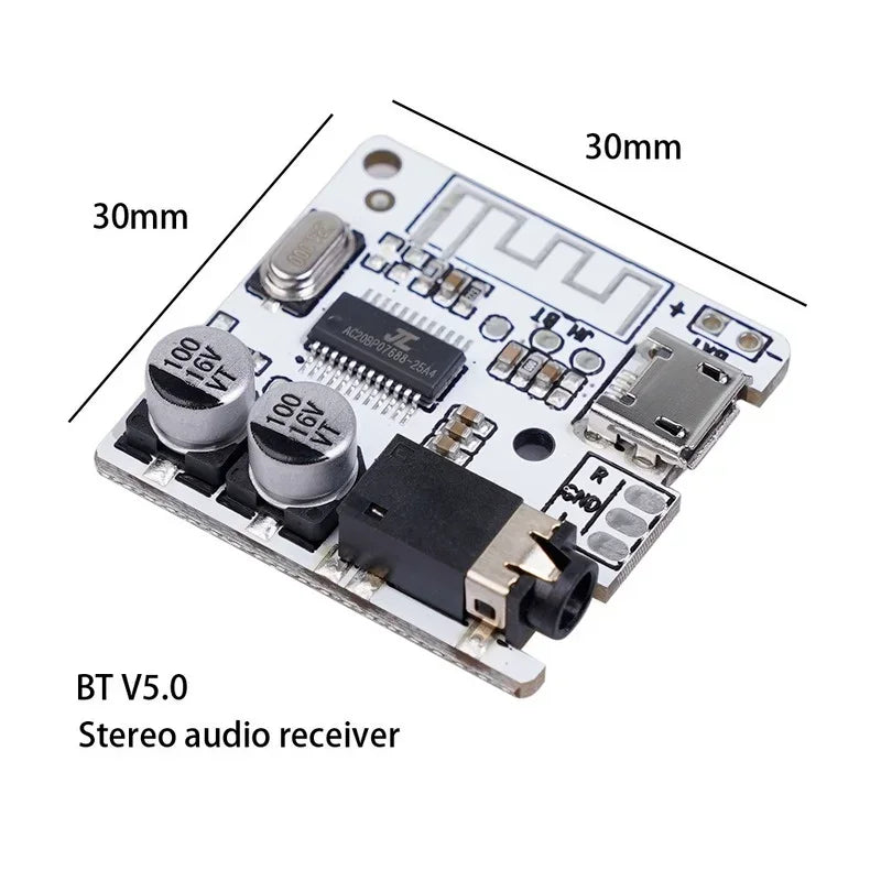 VHM-314 Bluetooth 5.0 Audio Receiver Board MP3 Lossless Decoder Bluetooth Receiver Board Qme