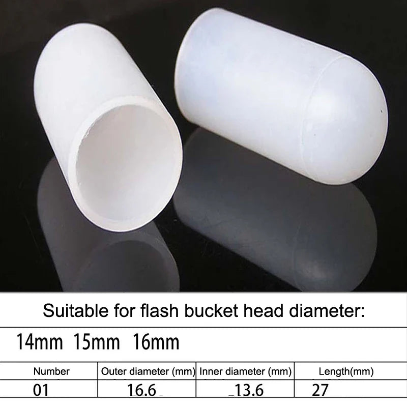 Silicone Elastic Flashlight Lampshade SP31 SP35 IF22A SP36 Flashlight Accessory Qme 14 16mm