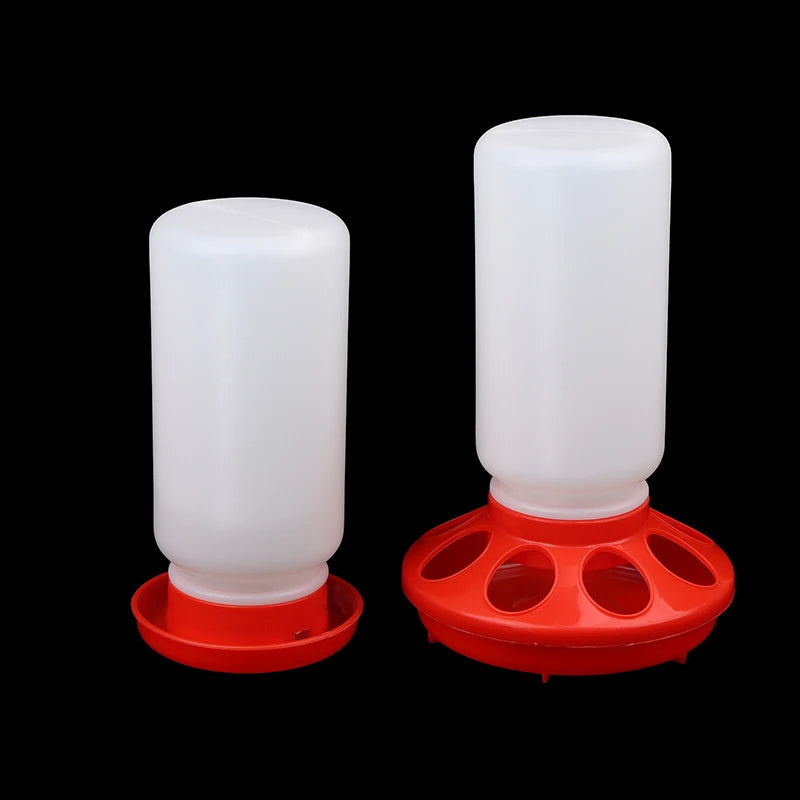 Automatic Chicken Feeder & Waterer – Thickened Plastic Dispenser Poultry Feeder Waterer Qst