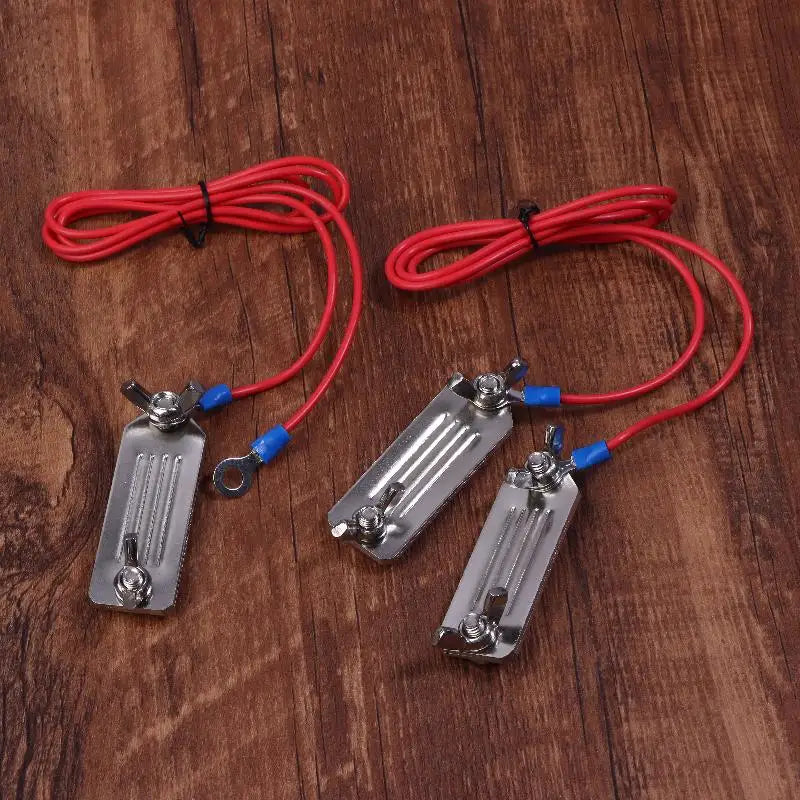 Electric Fence Tape Connector Clips for Farm Animals – 2 Pack Fence Tape Connector Qme