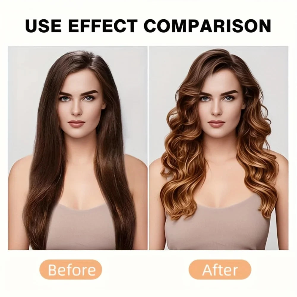 Satin Heatless Curling Headband – Overnight No-Heat Hair Rollers Heatless Hair Curler Qme