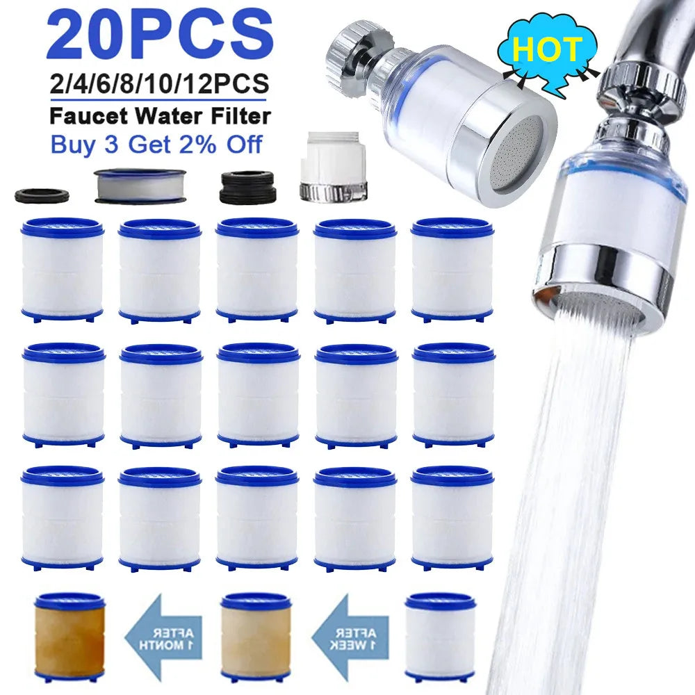 Faucet & Shower PP Cotton Water Filter Element – 5 Colors Water Filter Element Qme