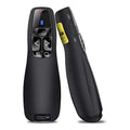 Qme R400 Wireless Presenter Clicker 2.4GHz | Laser Pointer Presentation Clicker Qme black
