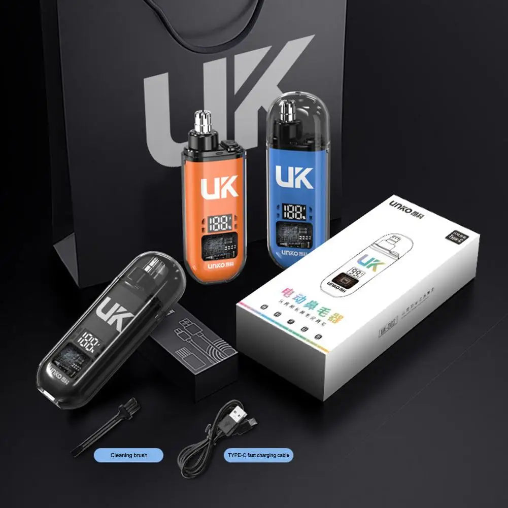 USB Rechargeable Electric Nose & Eyebrow Hair Trimmer for Men Nose Hair Trimmer Qme