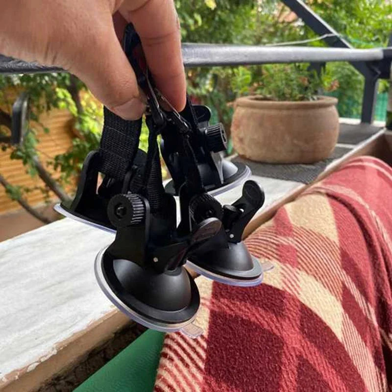 Suction Cup Anchor Hooks – Tarp & Awning Tie Down, 4-Pack Suction Cup Hook Qme