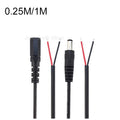 DC Female Connector Cable 5.5x2.5mm Tinned End 18AWG Power Cord DC Power Cable Qme 0.5M