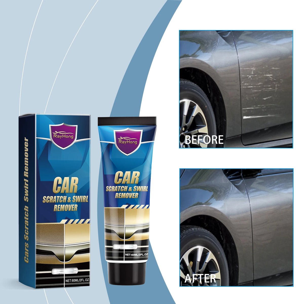 Rayhong Car Scratch Repair Paste – Touch Up Paint Restorer Car Scratch Repair Paste Qst