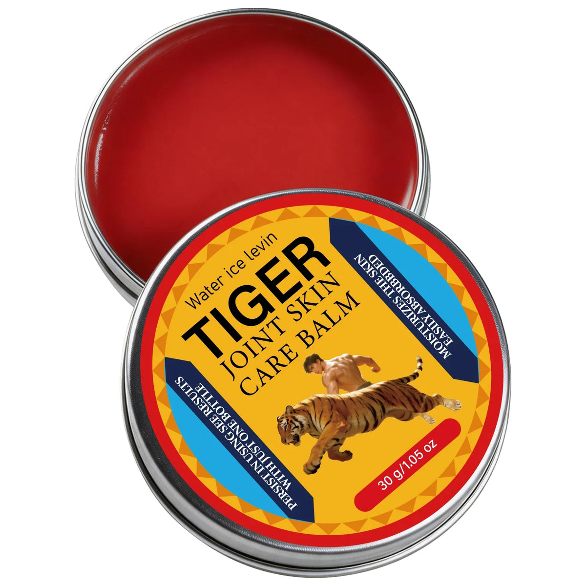 Tiger Skin Balm with Bee Venom, Collagen & NMN Cream Moisturizing Body Balm Qme Red 30g