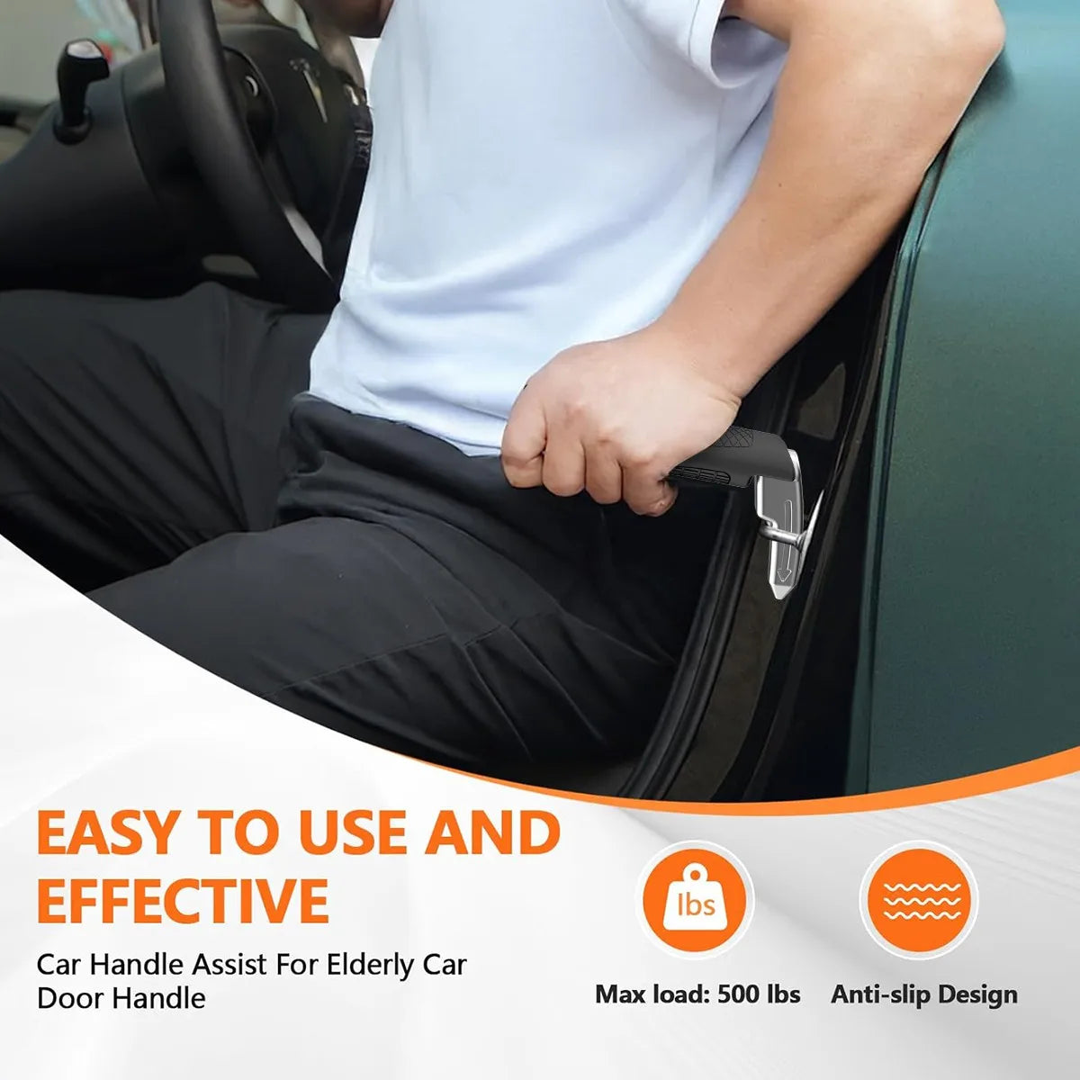 Portable Car Door Support Handle – Aluminium & Window Breaker Car Door Assist Handle Qst Default Title