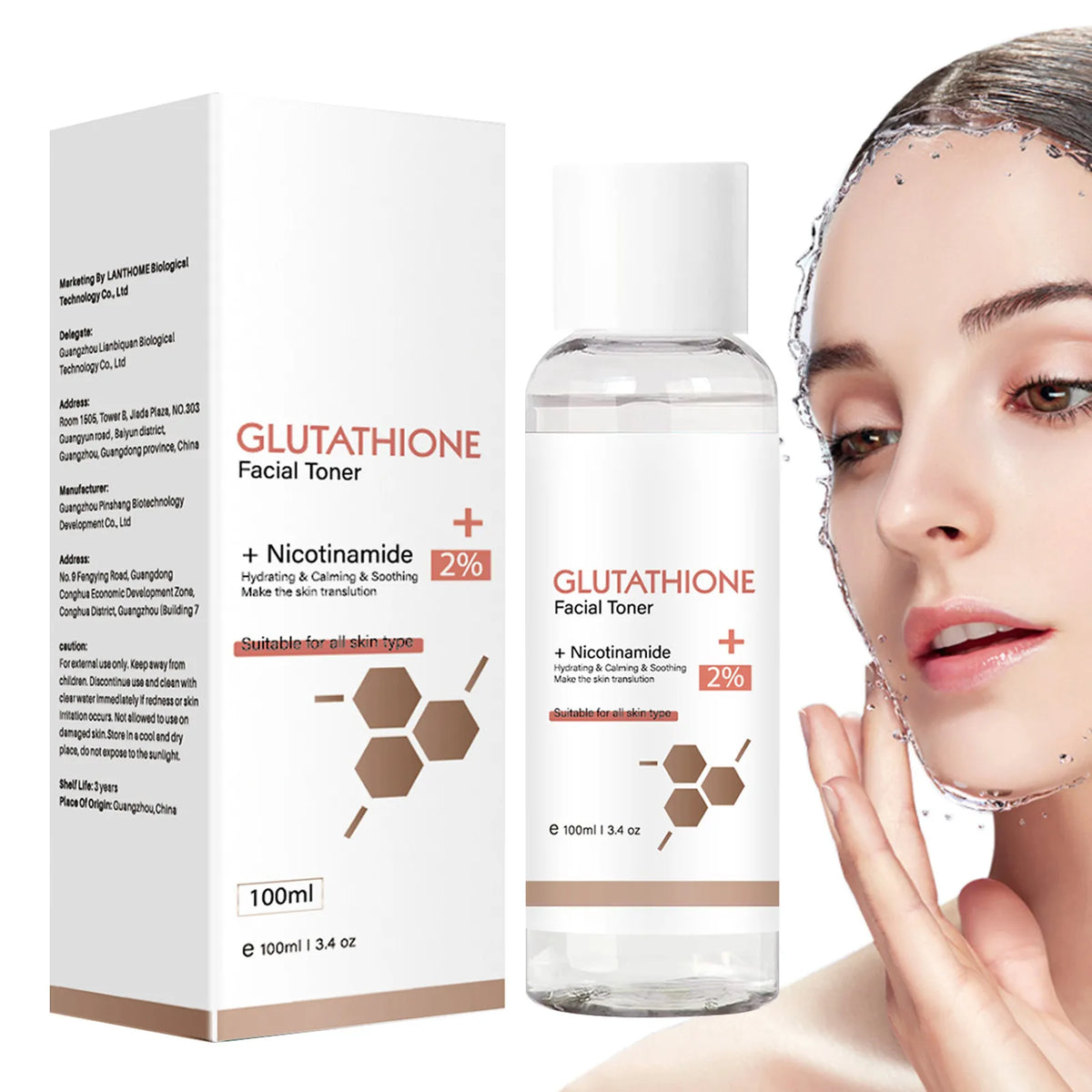 Glutathione Brightening Serum – Dark Spot & Freckle Corrector Brightening Face Serum Qme