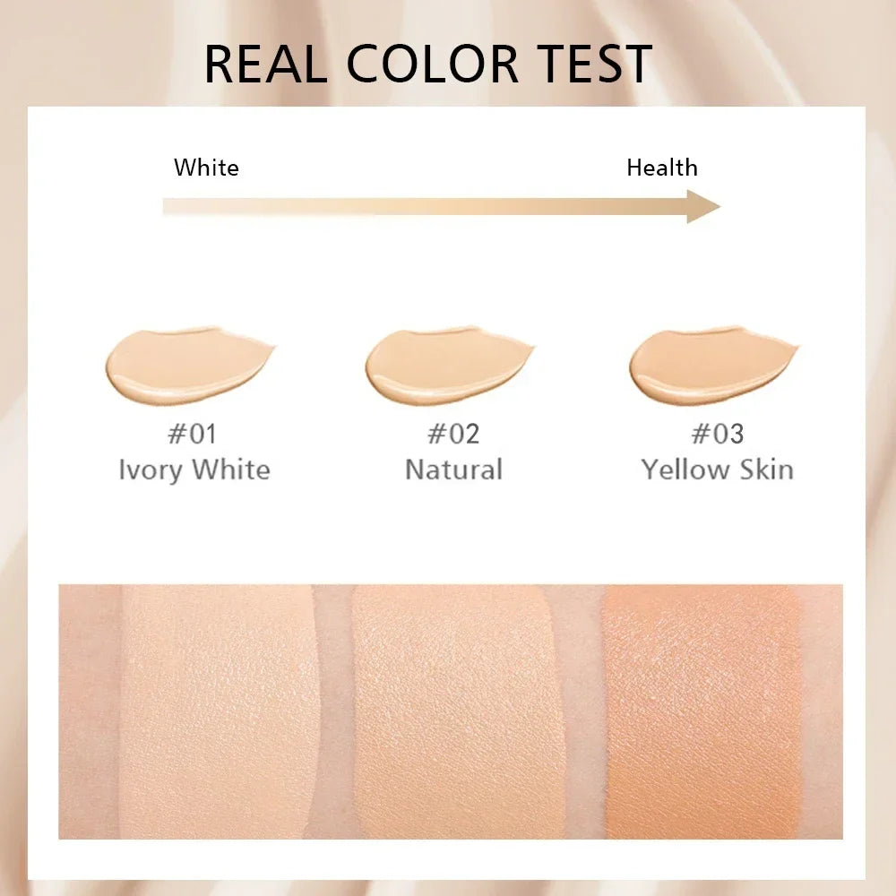 Qme Full Coverage Liquid Foundation Matte Dewy Waterproof Liquid Foundation Qme