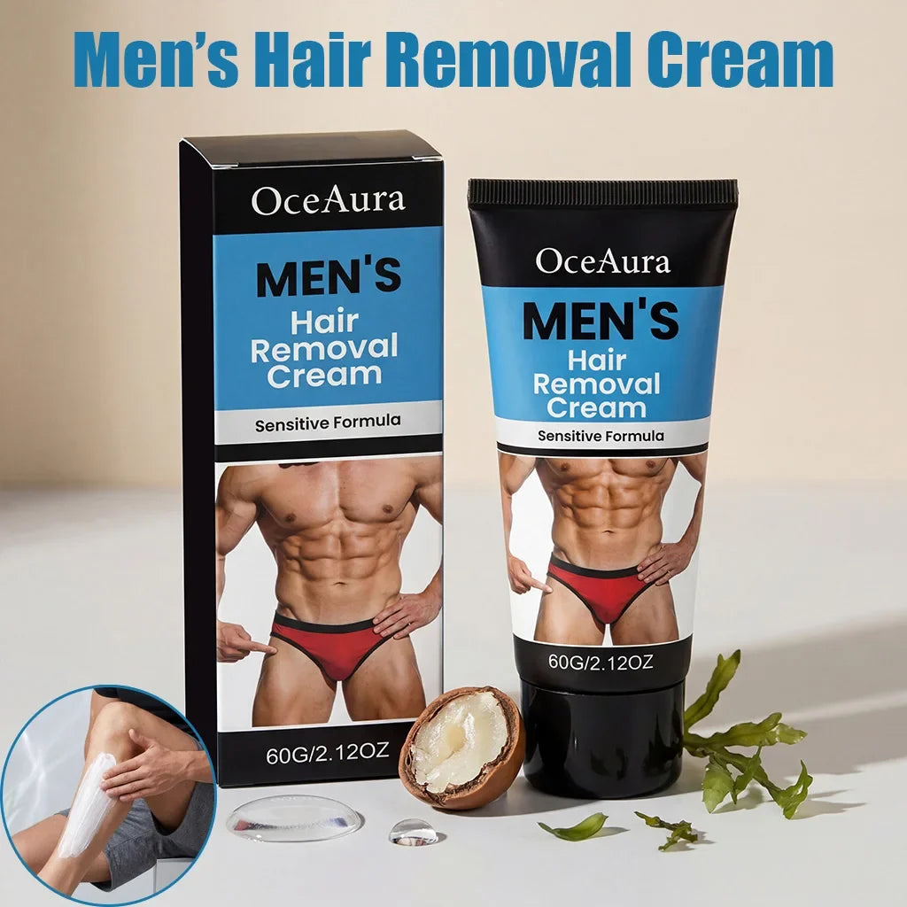 Men's Gentle Hair Removal Cream – Fast Depilatory Hair Removal Cream Qme