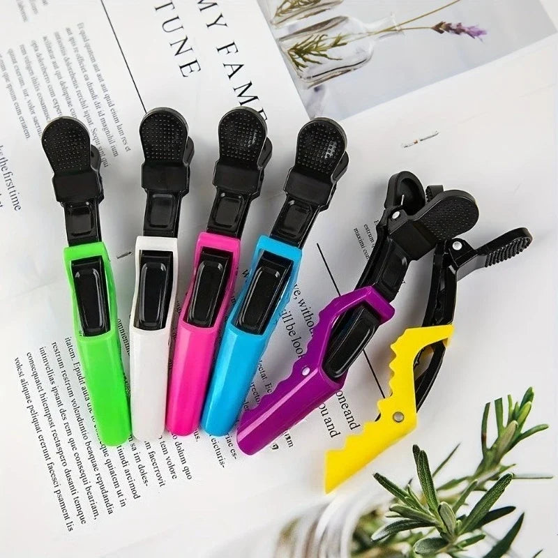 Professional Alligator Hair Clips Salon Sectioning Clamps Salon Hair Clips Qme