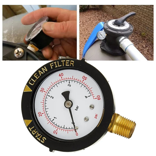 0-60 PSI Water Pressure Gauge – Pool, Spa & Aquarium Filter Water Pressure Gauge Qme Default Title