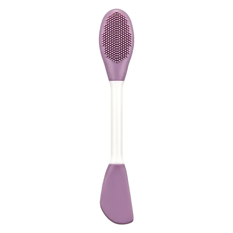 Double Head Silicone Facial Mask Brush & Massage Tool Facial Mask Brush Qme 1PCS China Mainland