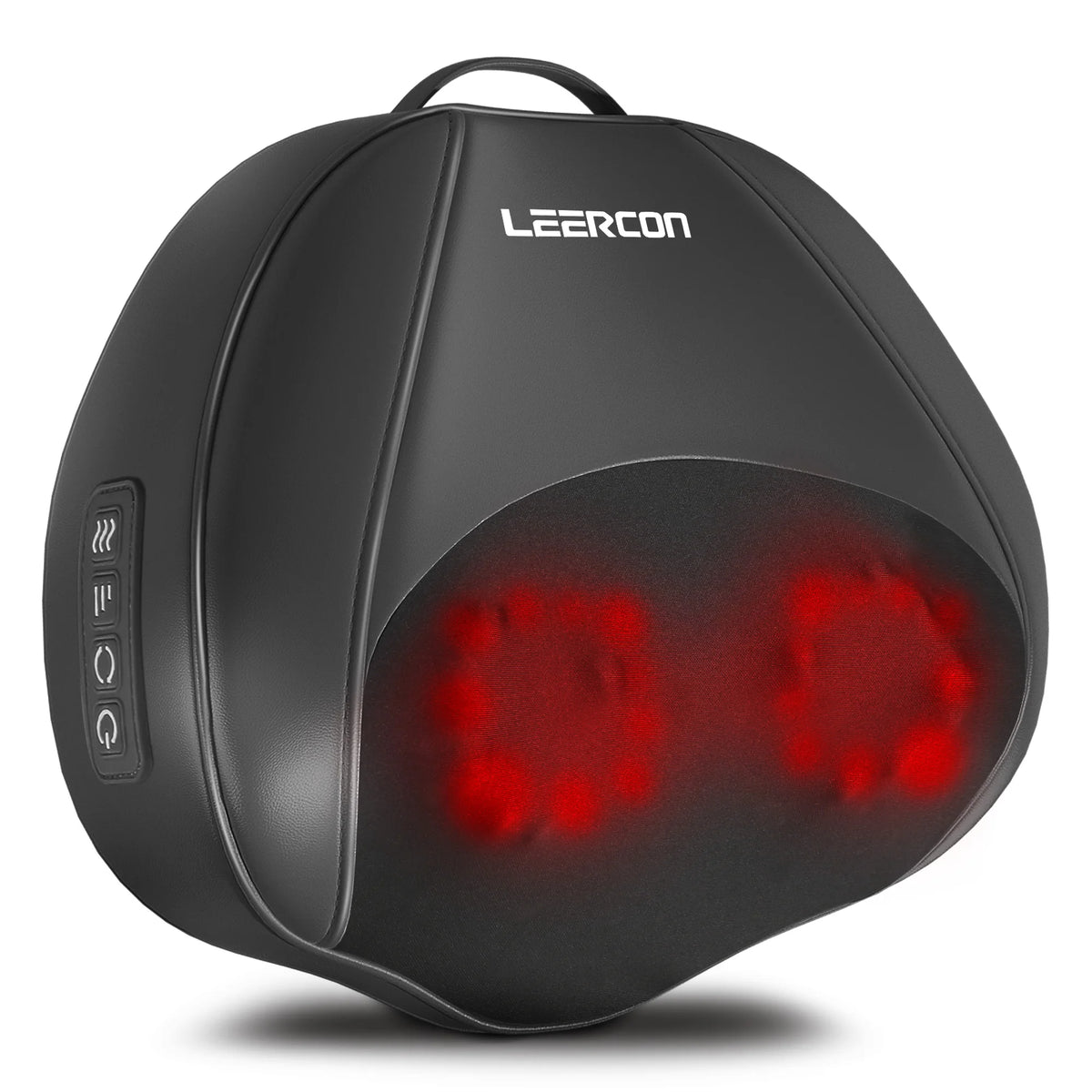 LEERCON Shiatsu Massage Pillow – Neck, Back & Shoulders Shiatsu Massage Pillow Qst WP-K8-Black United States USB Type-C