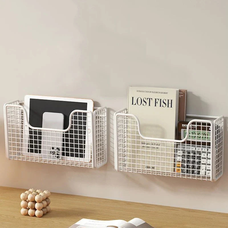 No-Drill Cabinet Door Storage Rack | Wall-Mounted Kitchen Organizer Cabinet Door Organizer Qme