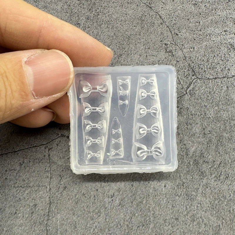 3D Silicone Lotus Leaf Nail Mold | DIY Nail Art Template Nail Art Mold Qme style 12