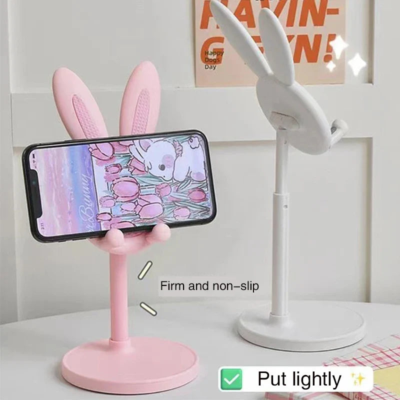 Rabbit Desktop Phone Stand Holder – iPhone 13 14 & Samsung Phone Stand Qme