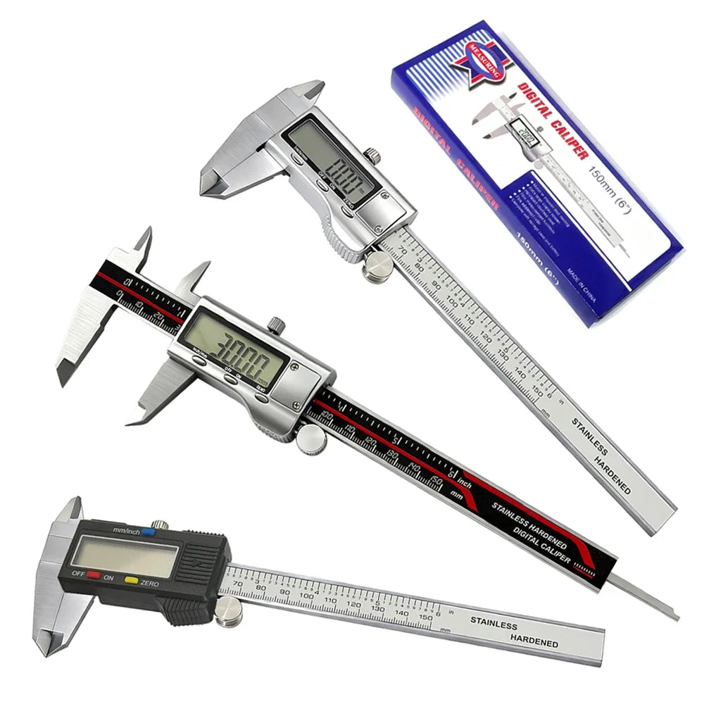 Digital Vernier Caliper – Professional Metal Thickness Gauge Digital Vernier Caliper Qme