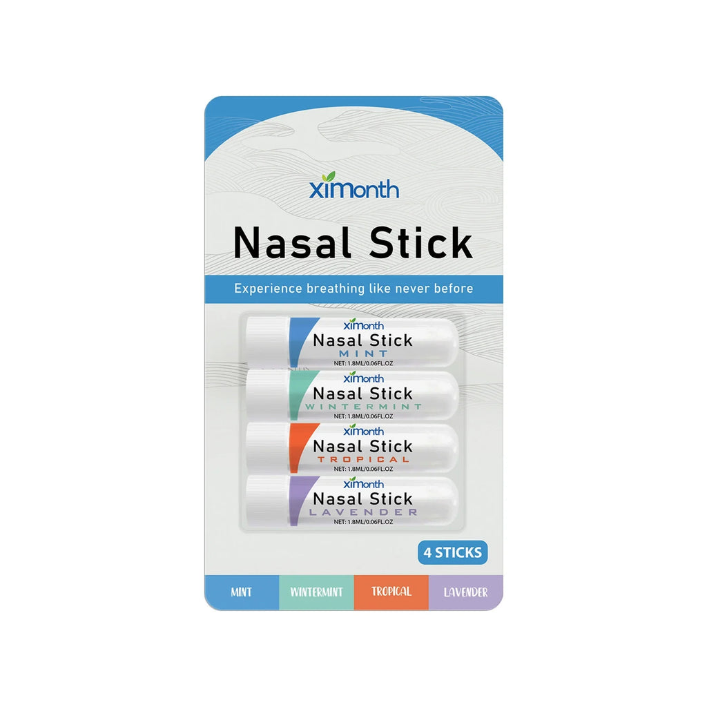 Ximonth Aromatherapy Nasal Inhaler Sticks – Cooling Plant Oil 4-Pack Aromatherapy Inhaler Qst 4sticks