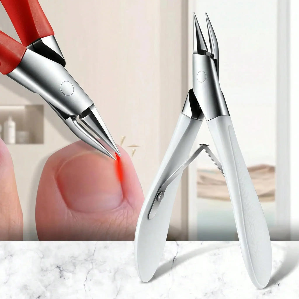 Professional Nail Clippers & Cuticle Trimmer | Stainless Steel Nail Clipper Set Qme