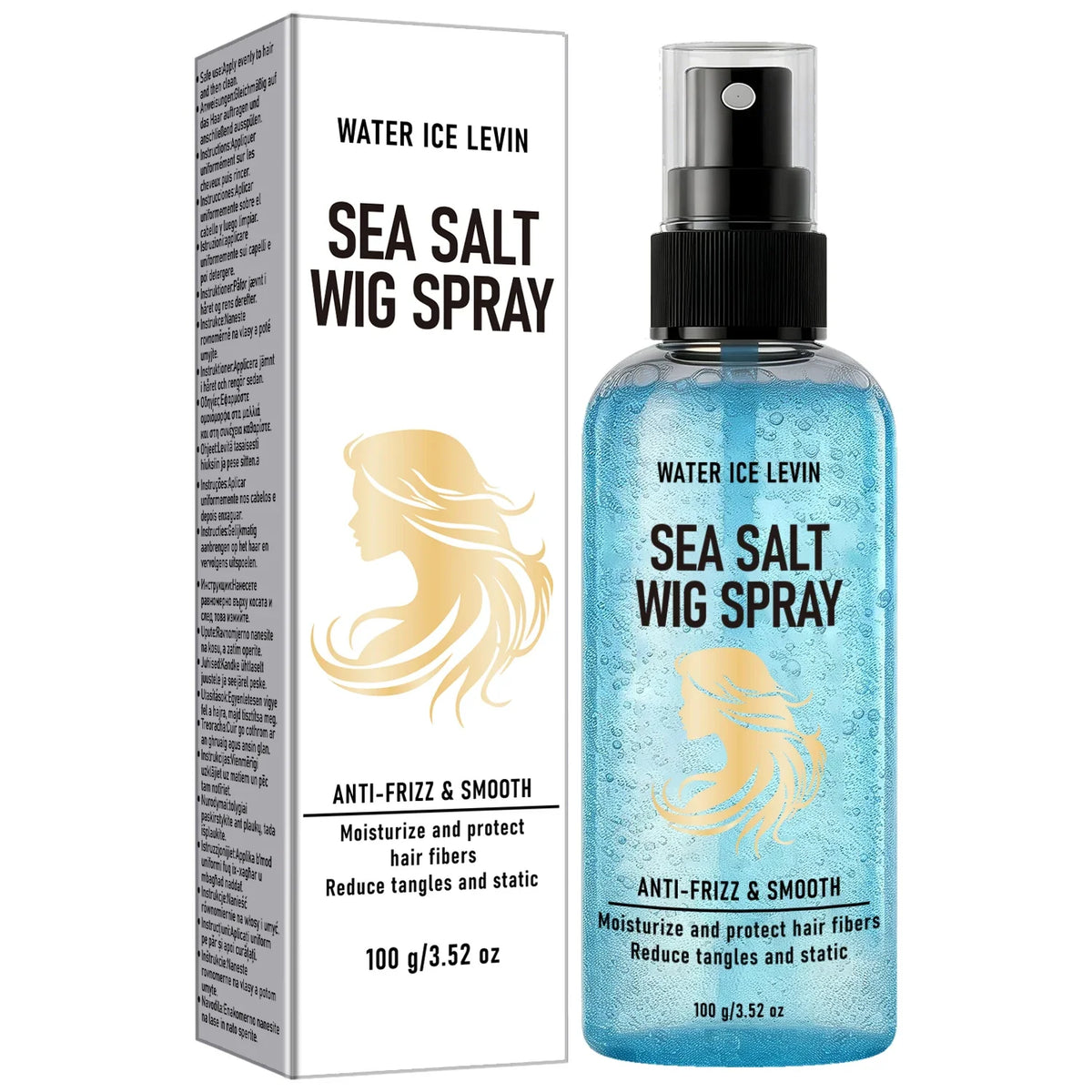 Wig Care Spray – Keratin & Biotin Anti-Frizz Moisturizing Wig Care Spray Qme SKY BLUE 100g