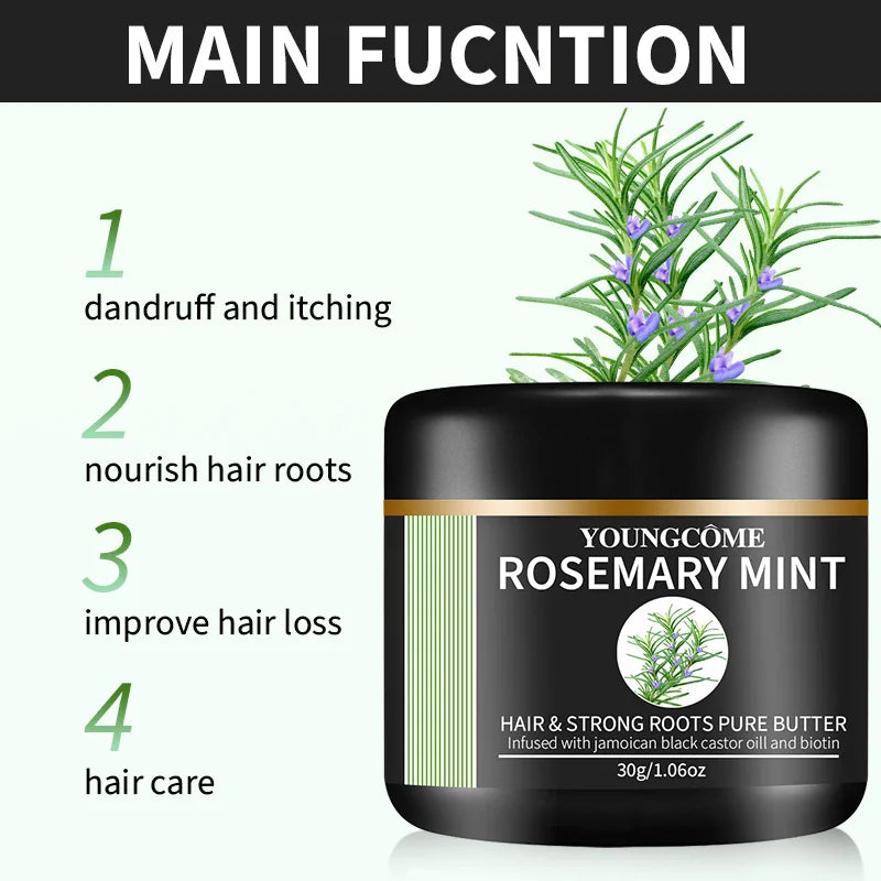 Rosemary Mint Hair Conditioning Cream – Frizz Control & Shine Hair Conditioning Cream Qst